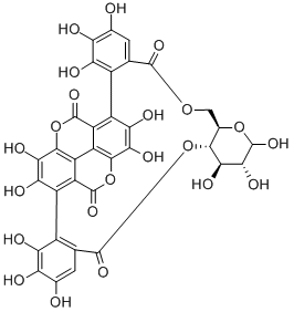 4-O,6-O-[(aS)-[2,2'-[(5,10-ジヒドロ-2,3,7,8-テトラヒドロキシ-5,10-ジオキソ[1]ベンゾピラノ[5,4,3-cde][1]ベンゾピラン)-1,6-ジイル]ビス[3,4,5-トリヒドロキシフェニル]]ジカルボニル]-β-D-グルコピラノース price.