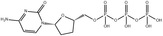 2',3'-dideoxycytidine 5'-triphosphate Struktur