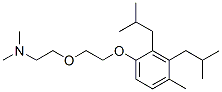 dimethyl[2-[2-[methylbis(2-methylpropyl)phenoxy]ethoxy]ethyl]amine Struktur