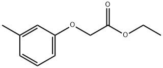 (3-METHYLPHENOXY) ACETIC ACID ETHYL ESTER Struktur