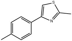 2-METHYL-4-P-TOLYL-THIAZOLE Struktur