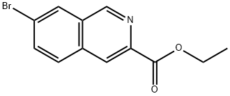 Ethyl 7-bromoisoquinoline-3-carboxylate Struktur