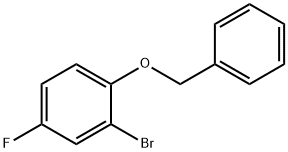 (2-BROMO-4-FLUOROPHENYL)BENZYL ETHER Struktur