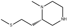 Piperazine, 1-methyl-2-[2-(methylthio)ethyl]-, (2S)- (9CI) Struktur