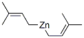 Bis(3-methyl-2-butenyl)zinc Struktur