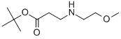 3-(2-METHOXY-ETHYLAMINO)-PROPIONIC ACID TERT-BUTYL ESTER Struktur