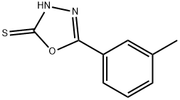 5-(3-METHYLPHENYL)-1,3,4-OXADIAZOLE-2-THIOL Struktur