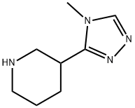 Piperidine, 3-(4-methyl-4H-1,2,4-triazol-3-yl)- (9CI) Struktur