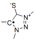 1,3,4-trimethyl-2,3-diaza-1-azoniacyclopenta-1,4-diene-5-thiolate Struktur