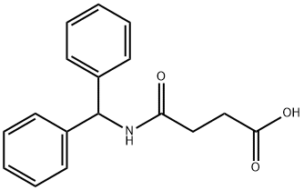 N-BENZHYDRYL-SUCCINAMIC ACID Struktur