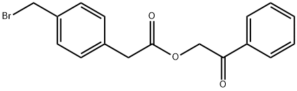 PHENACYL 4-(BROMOMETHYL)PHENYLACETATE Struktur