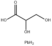 2,3-dihydroxypropanoic acid Struktur