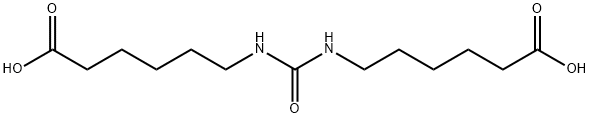 1,3-Bis(5-carboxypentyl)urea Struktur