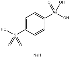 sodium p-arsonobenzenesulphonate  Struktur