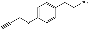 Benzeneethanamine, 4-(2-propynyloxy)- (9CI) Struktur