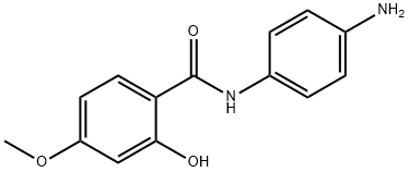 Benzamide, N-(4-aminophenyl)-2-hydroxy-4-methoxy- (9CI) Struktur