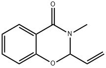 2-Ethenyl-3,4-dihydro-3-methyl-2H-1,3-benzoxazin-4-one Struktur