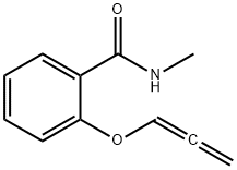 N-Methyl-2-(1,2-propadienyloxy)benzamide Struktur