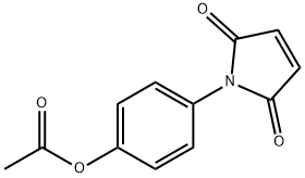 [4-(2,5-dioxopyrrol-1-yl)phenyl] acetate Struktur