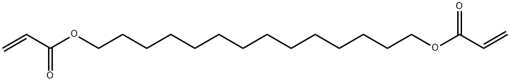 2-Propenoic acid, 1,14-tetradecanediyl ester Struktur