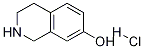 7-Hydroxy-1,2,3,4-tetrahydroisoquinoline Hydrochloride Struktur