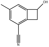 Bicyclo[4.2.0]octa-1,3,5-triene-2-carbonitrile, 7-hydroxy-4-methyl- (9CI) Struktur