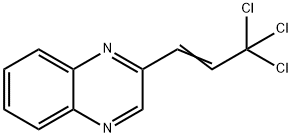 Quinoxaline, 2-(3,3,3-trichloro-1-propenyl)- Struktur