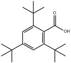 2,4,6-Tri-tert-butylbenzoic acid Struktur