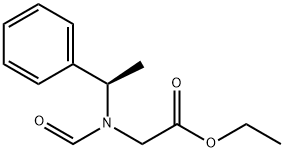 N-ホルミル-N-[(R)-1-フェニルエチル]グリシンエチル 化學(xué)構(gòu)造式