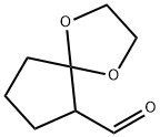 1,4-Dioxaspiro[4.4]nonane-6-carboxaldehyde Struktur