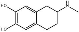 2-(Methylamino)-6,7-dihydroxytetralin Struktur