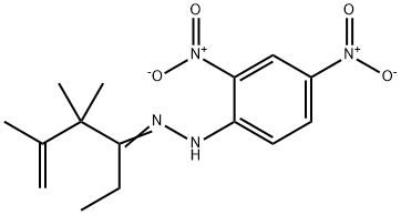 2,4-dinitro-N-(4,4,5-trimethylhex-5-en-3-ylideneamino)aniline Struktur