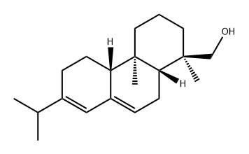 [1R-(1alpha,4abeta,4balpha,10aalpha)]-1,2,3,4,4a,4b,5,6,10,10a-decahydro-7-isopropyl-1,4a-dimethylphenanthren-1-methanol Struktur