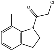 1H-Indole, 1-(chloroacetyl)-2,3-dihydro-7-methyl- (9CI) Struktur