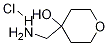 4-(AMinoMethyl)tetrahydro-2H-pyran-4-olhydrochloride Struktur