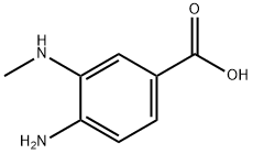 4-amino-3-(methylamino)benzoic acid Struktur