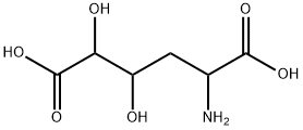 alpha-amino-gamma,delta-dihydroxyadipic acid Struktur