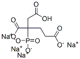 Tetrasodium hydrogen 2-phosphonatobutane-1,2,4-tricarboxylate Struktur