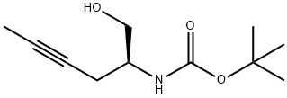 Carbamic acid, [(1S)-1-(hydroxymethyl)-3-pentynyl]-, 1,1-dimethylethyl ester|