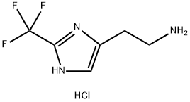 2-(2-TRIFLUOROMETHYLIMIDAZOL-4-YL)ETHYLAMINE 2HCL Struktur