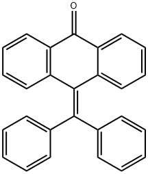 9-BENZHYDRYLIDENE-10-ANTHRONE Struktur