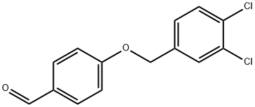 4-(3,4-二氯芐基)氧基苯甲醛, 66742-56-1, 結(jié)構(gòu)式