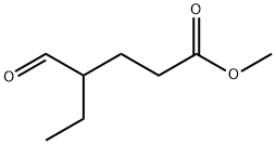 4-FORMYL-HEXANOIC ACID METHYL ESTER Struktur