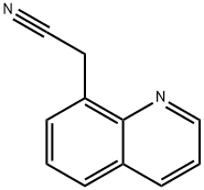 QUINOLIN-8-YLACETONITRILE Struktur