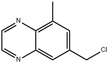 Quinoxaline, 7-(chloromethyl)-5-methyl- (9CI) Struktur