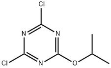 2,4-dichloro-6-isopropoxy-1,3,5-triazine  Struktur