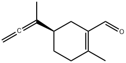 1-Cyclohexene-1-carboxaldehyde,2-methyl-5-(1-methyl-1,2-propadienyl)-,(5R)-(9CI) Struktur