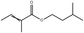 2-Butenoic acid, 2-Methyl-, 3-Methylbutyl ester Struktur