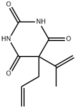 5-Allyl-5-isopropenyl-2,4,6(1H,3H,5H)-pyrimidinetrione Struktur