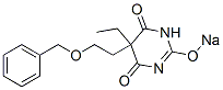 5-(2-Benzyloxyethyl)-5-ethyl-2-sodiooxy-4,6(1H,5H)-pyrimidinedione Struktur